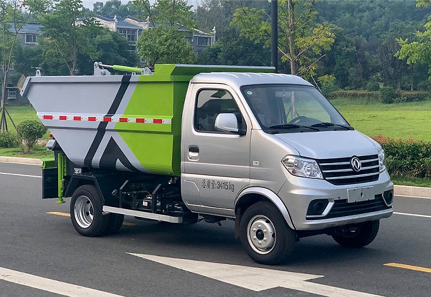 東風小康后裝高位掛桶無泄漏垃圾車(3方)