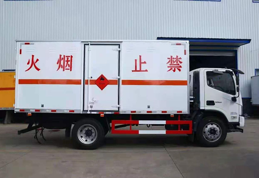 國六福田歐馬可5.15米易燃氣體廂式運輸車