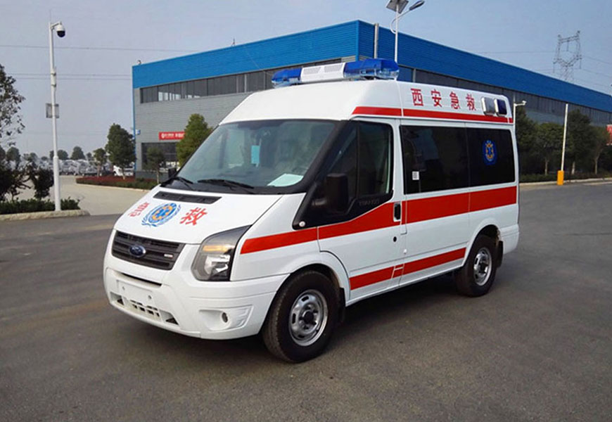 國六福特V348短軸中頂救護車（柴油版）