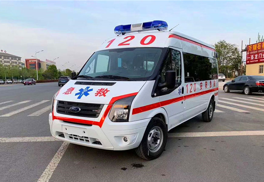 國六福特V348長軸中頂救護車